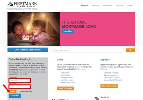 firstmark credit union online banking